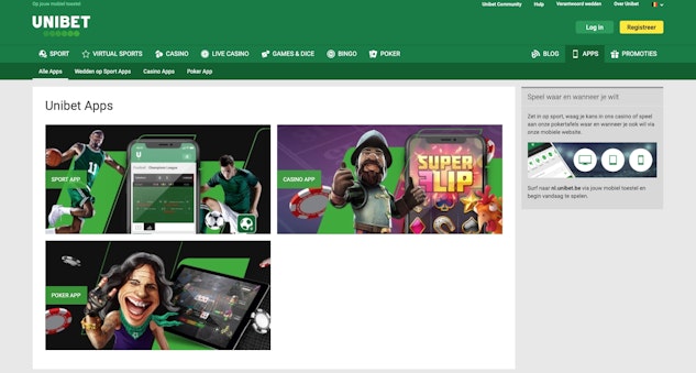Unibet apps