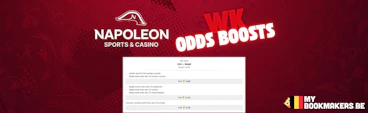 Napoleon wk odds boosts